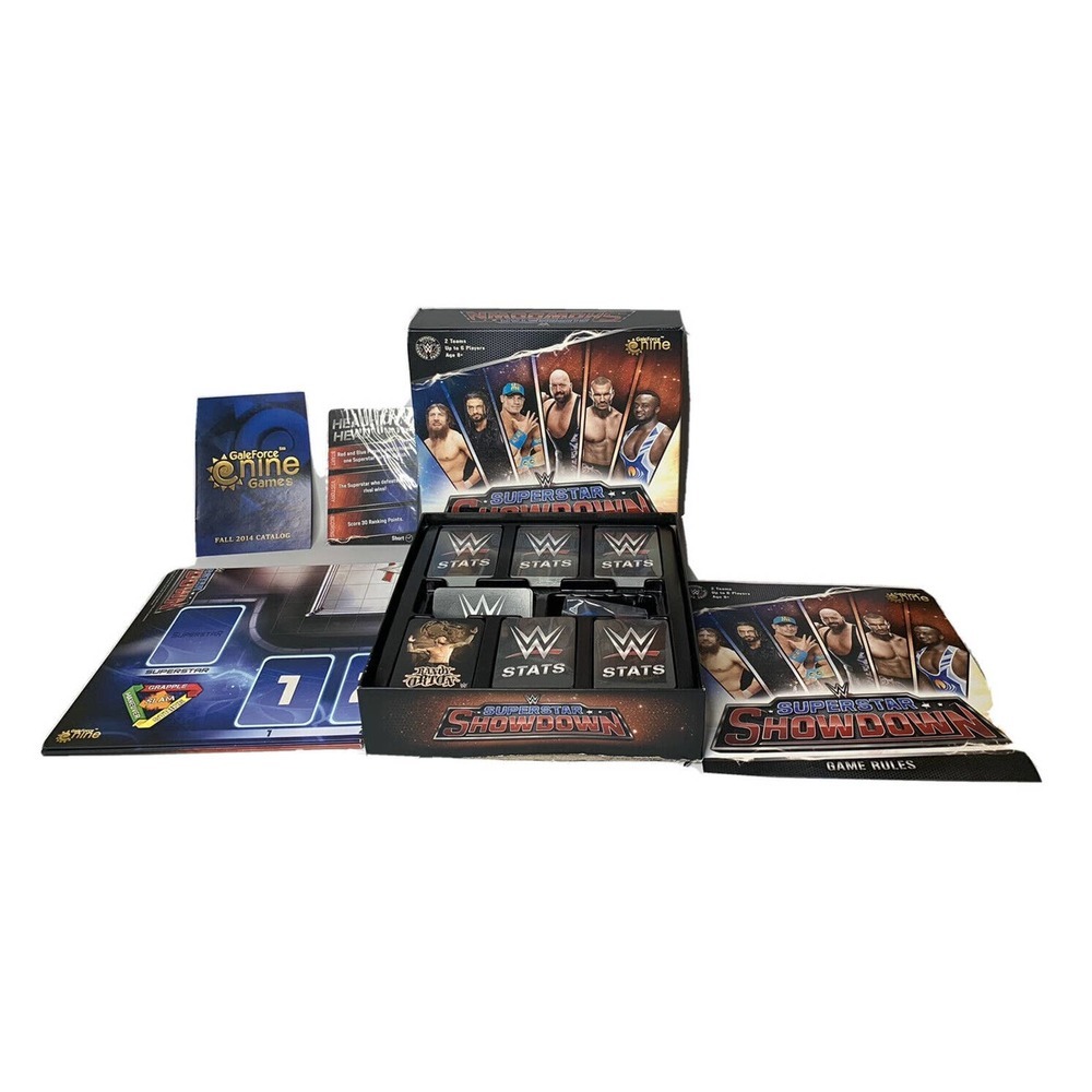 NEW WWE Superstar Showdown Board Game Gale Force Nine Superstar Miniatures